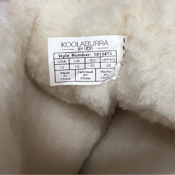 Koolaburra By Ugg Victoria Tall Boot in Stone Grey Size 12 - Picture 9 of 15